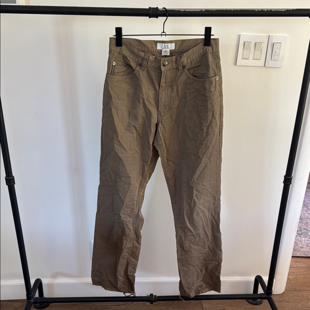 Armani Exchange Tan Cotton Pants